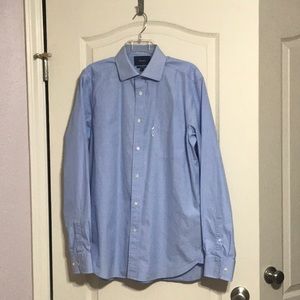 Faconnable long sleeve dress shirt 100% cotton